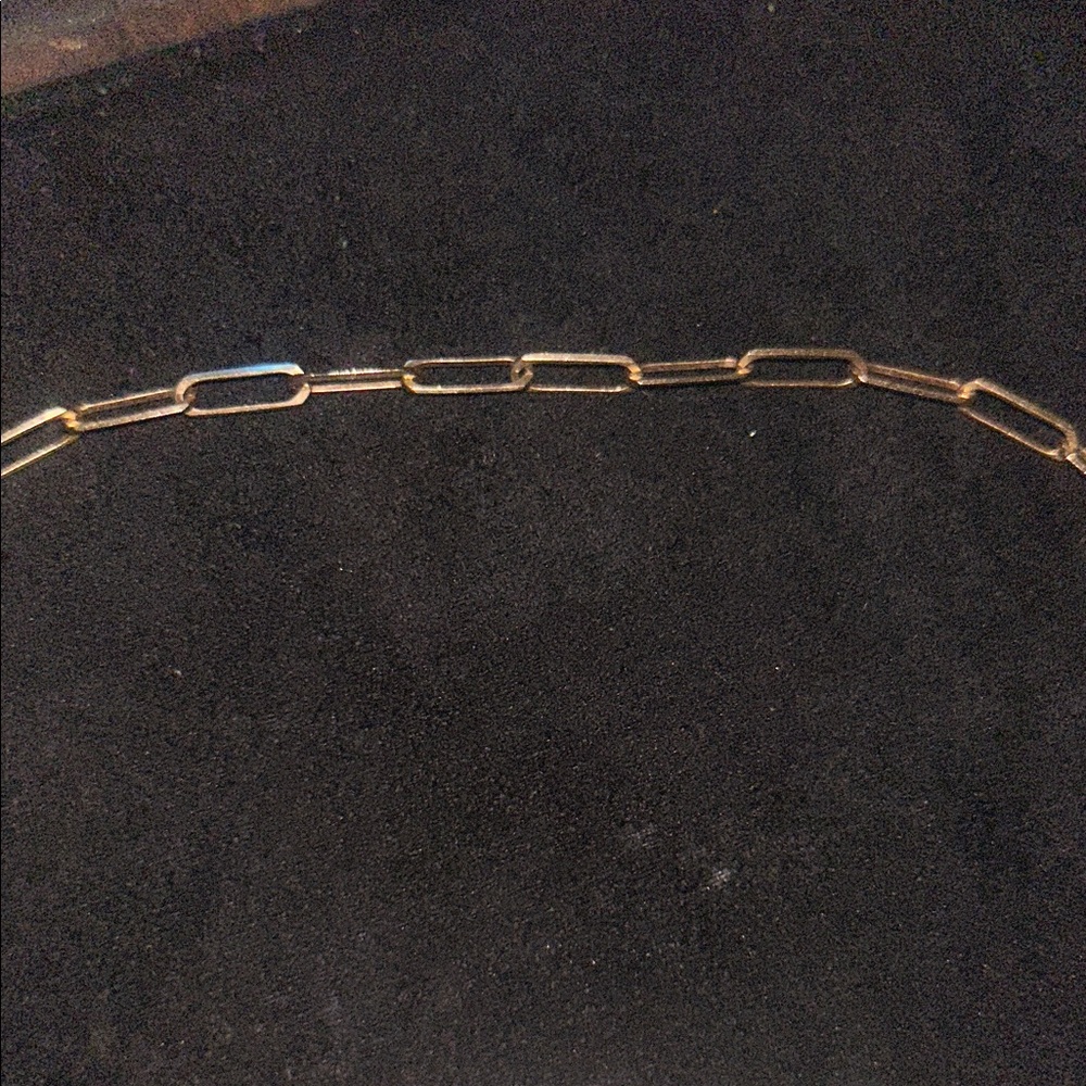 18 K Gold Paperclip Chain Necklace - Women's Jewelry (6.18 grams)💛 - Picture 4 of 14